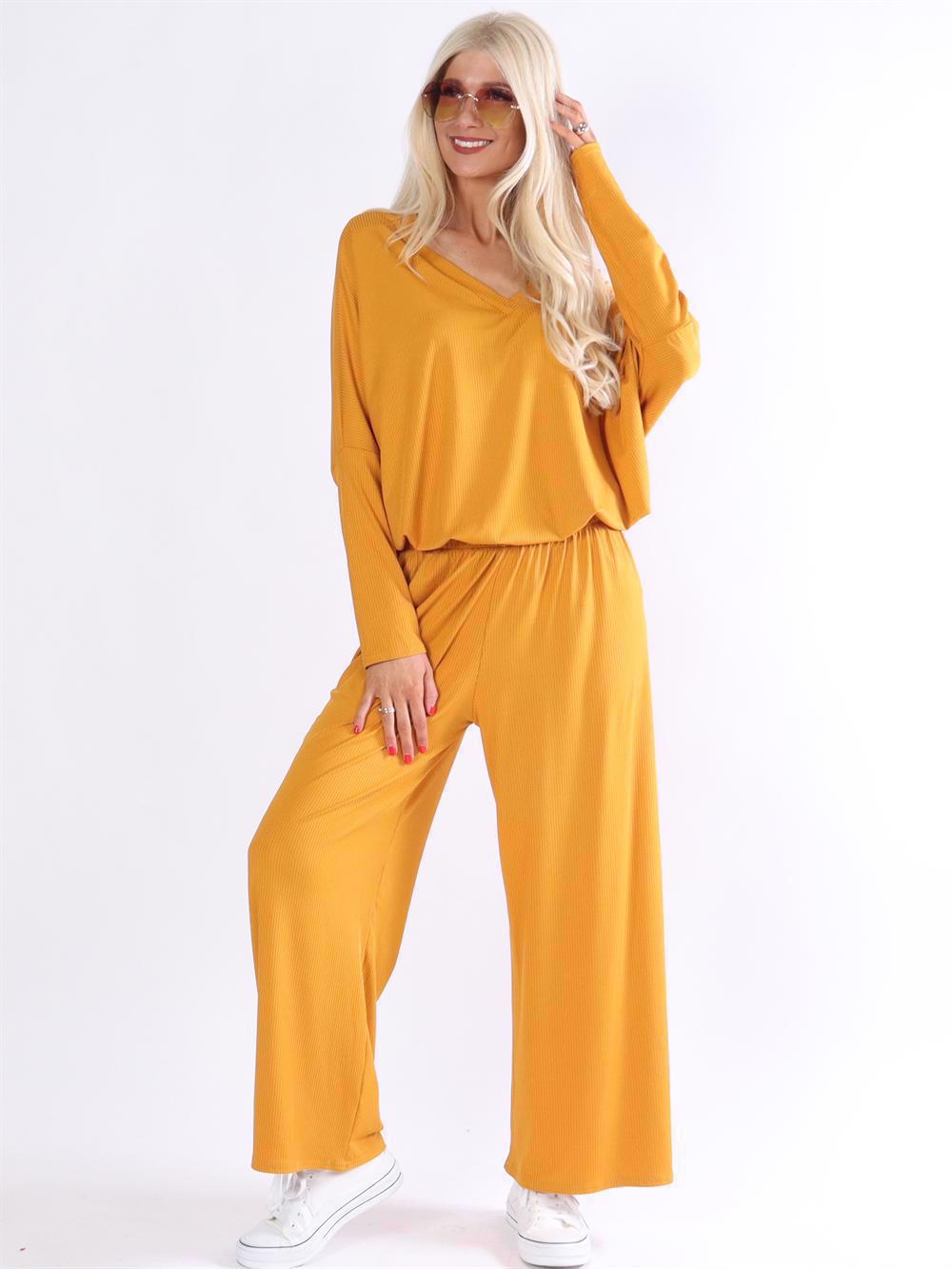 Dolly Pants - Vide bukser med rib